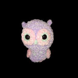 Plush Security Pet Crochet Handmade Stuff Chenille Owl